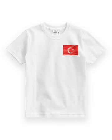 Türk Bayrağı 3 Çocuk T-Shirt