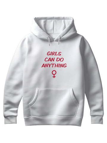 Girls Can Do Anything Oversize Hoodie