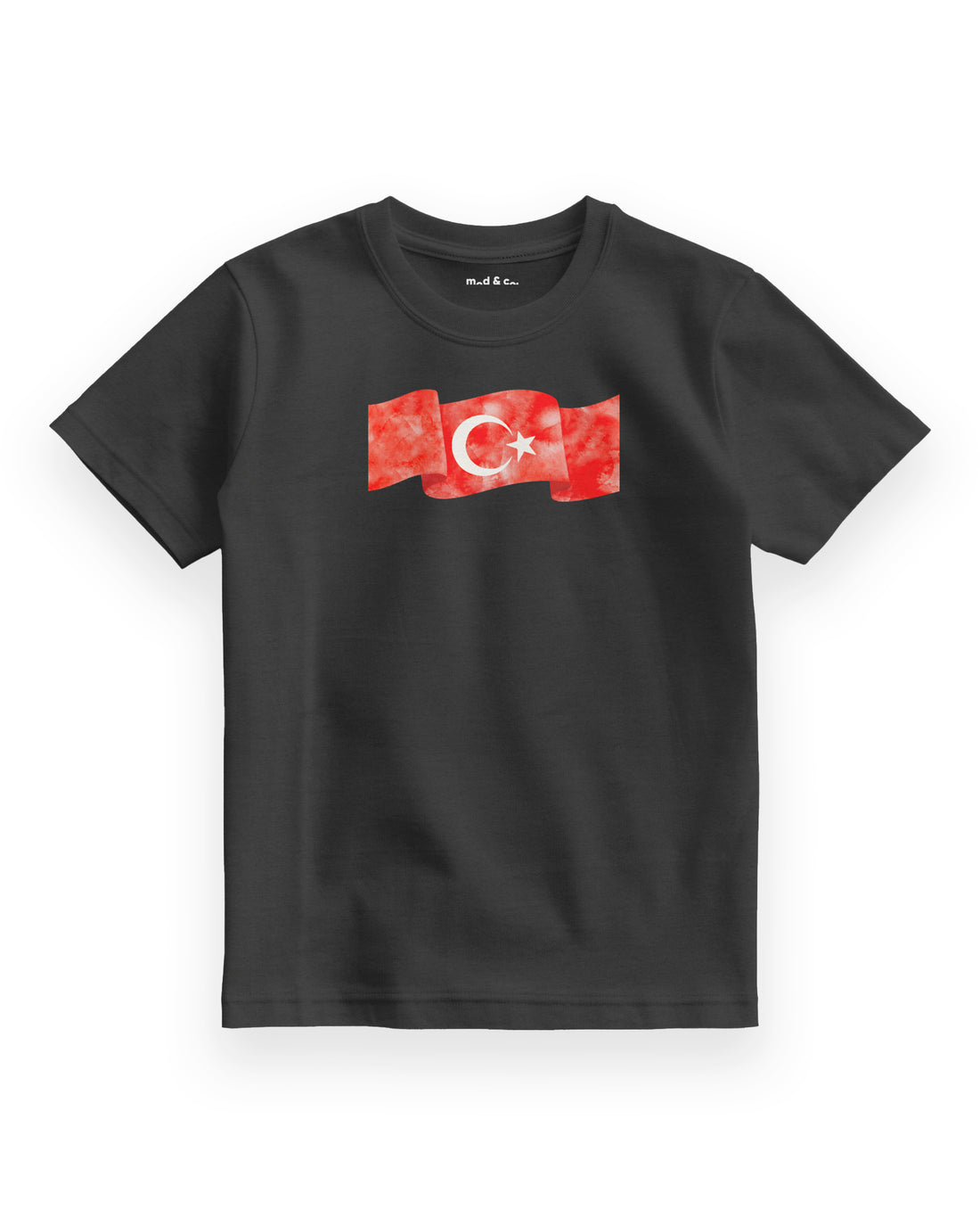 Türk Bayrağı 2 Çocuk T-Shirt