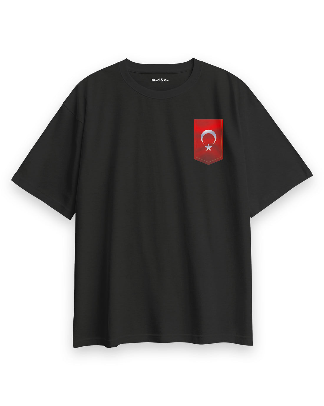 Türk Bayrağı Oversize T-Shirt