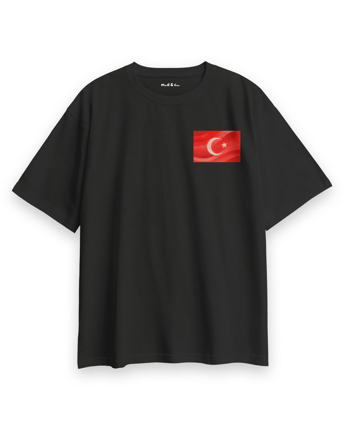 Türk Bayrağı 3 Oversize T-Shirt