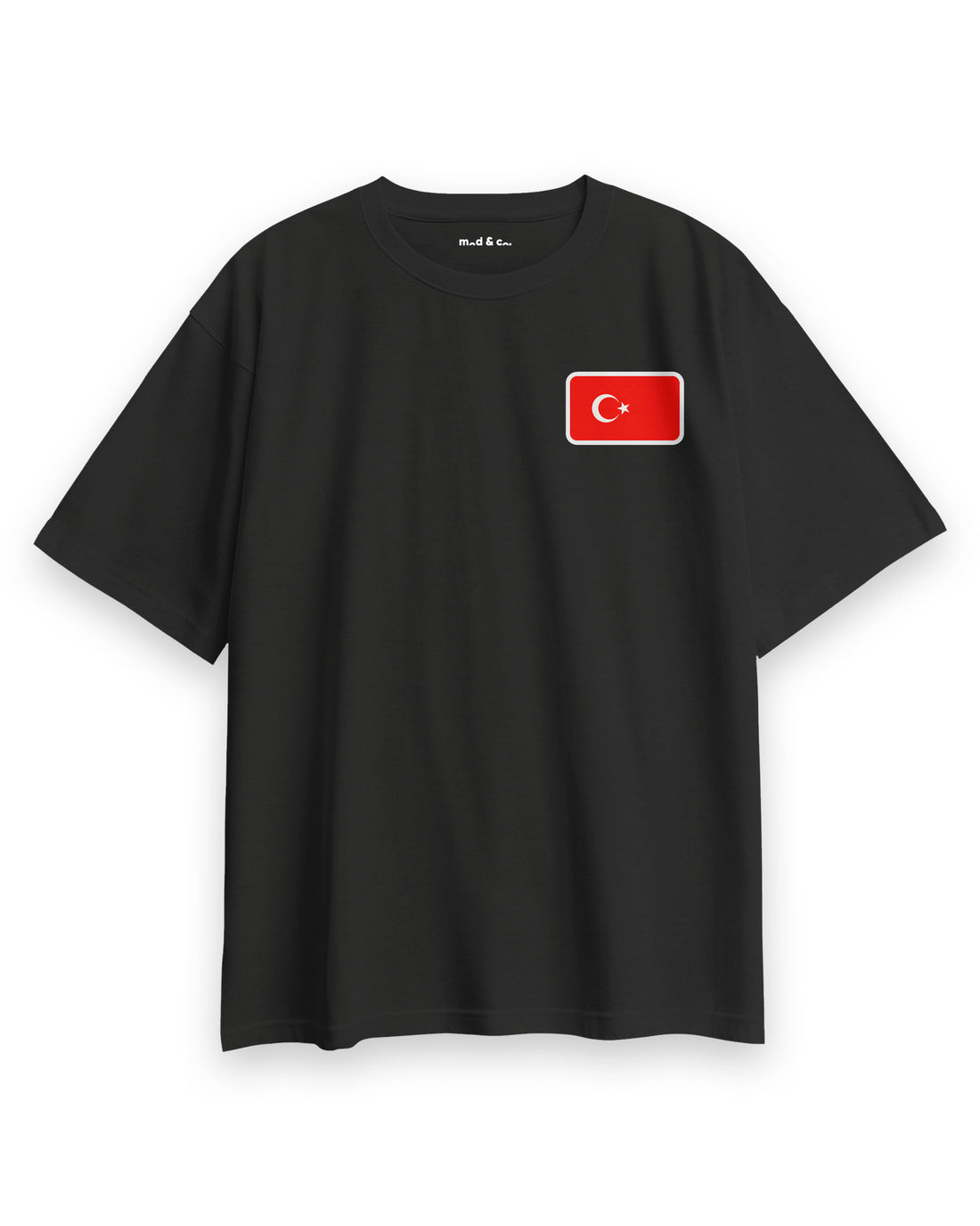 Türk Bayrağı 4 Oversize T-Shirt