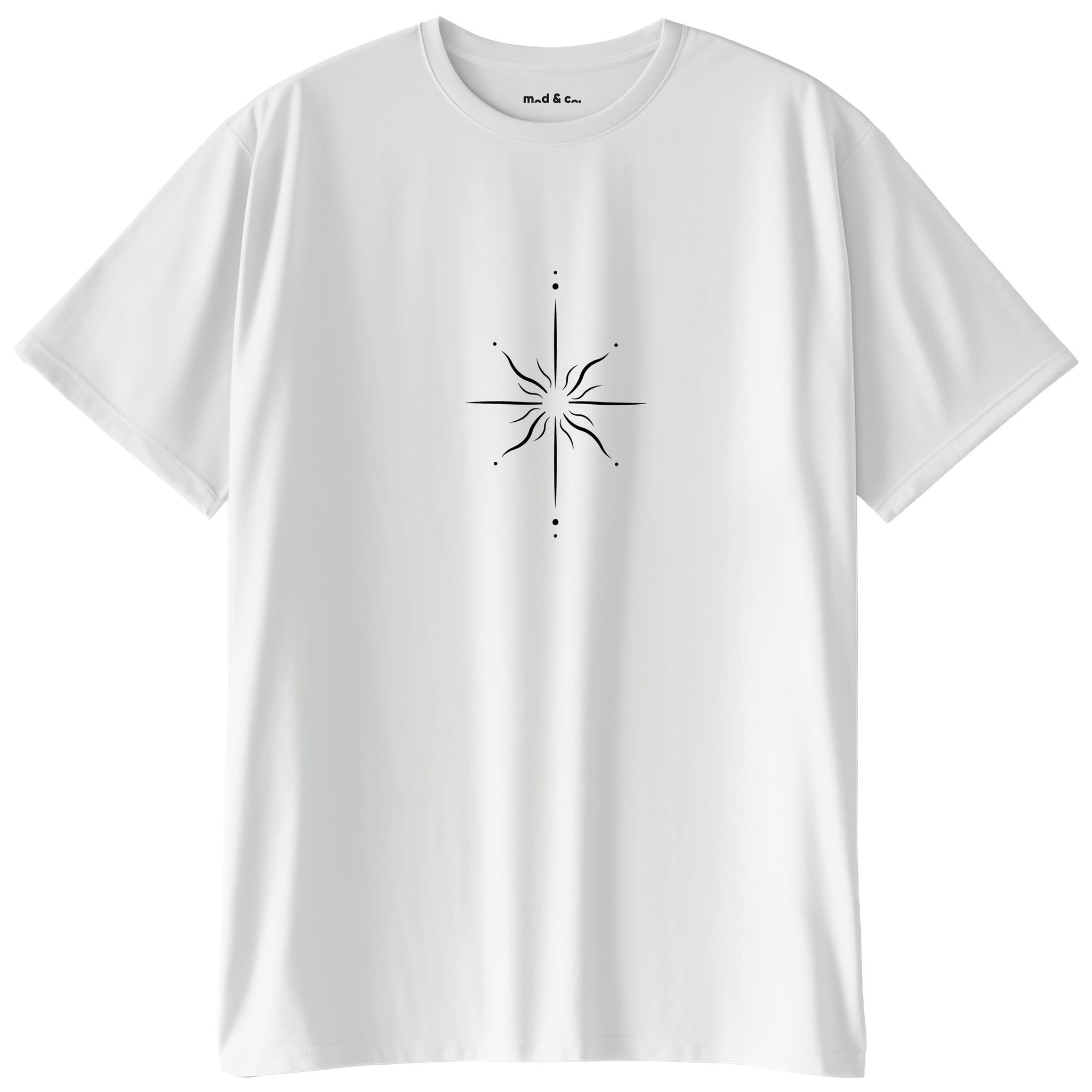 Wavy Sun Oversize T-Shirt