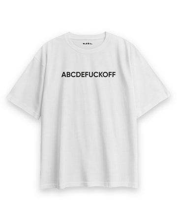 ABCDEFUCKOFF Oversize T-Shirt