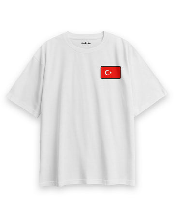 Türk Bayrağı 4 Oversize T-Shirt