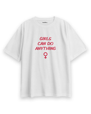 Girls Can Do Anything Oversize T-Shirt