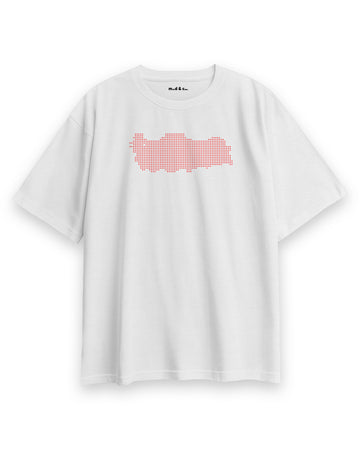 Türkiye Haritası Oversize T-Shirt