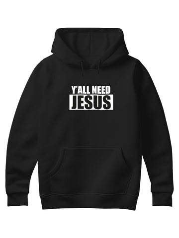 Y'all Need Jesus Oversize Hoodie